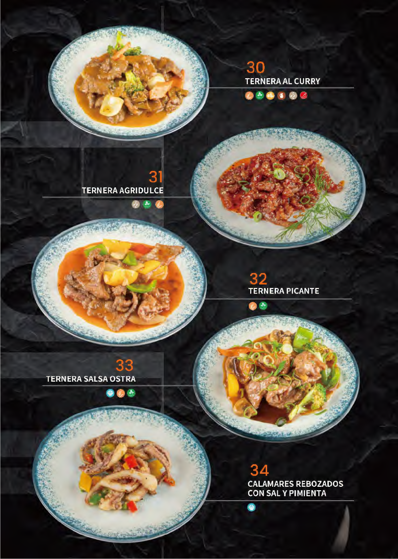 Menú Seoul Station, página 8