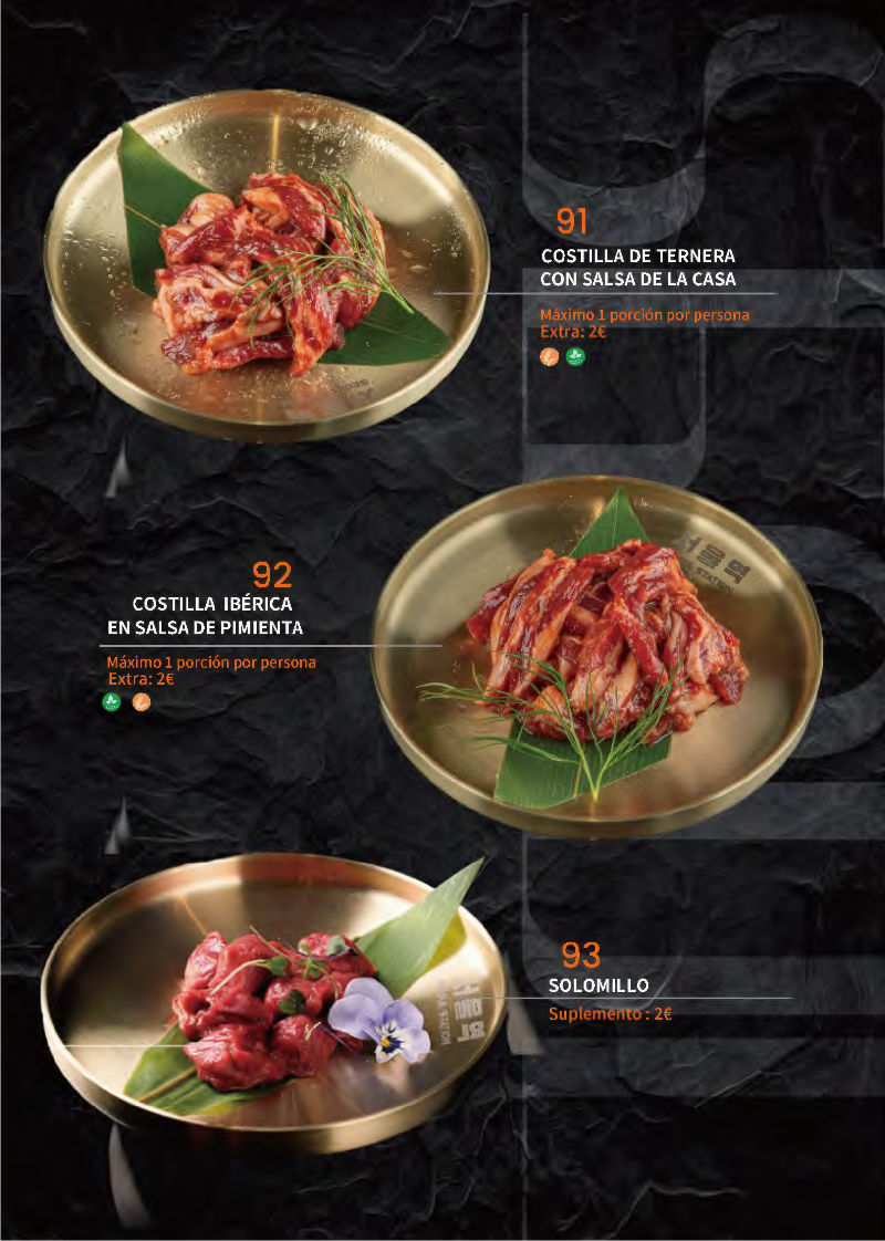 Menú Seoul Station, página 19