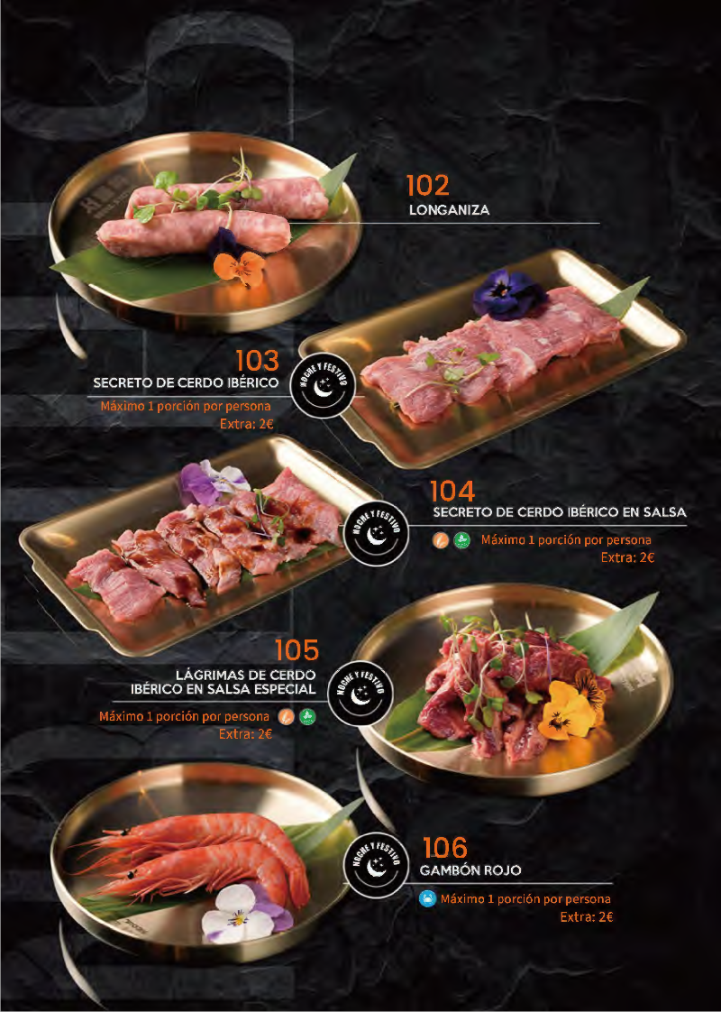 Menú Seoul Station, página 22